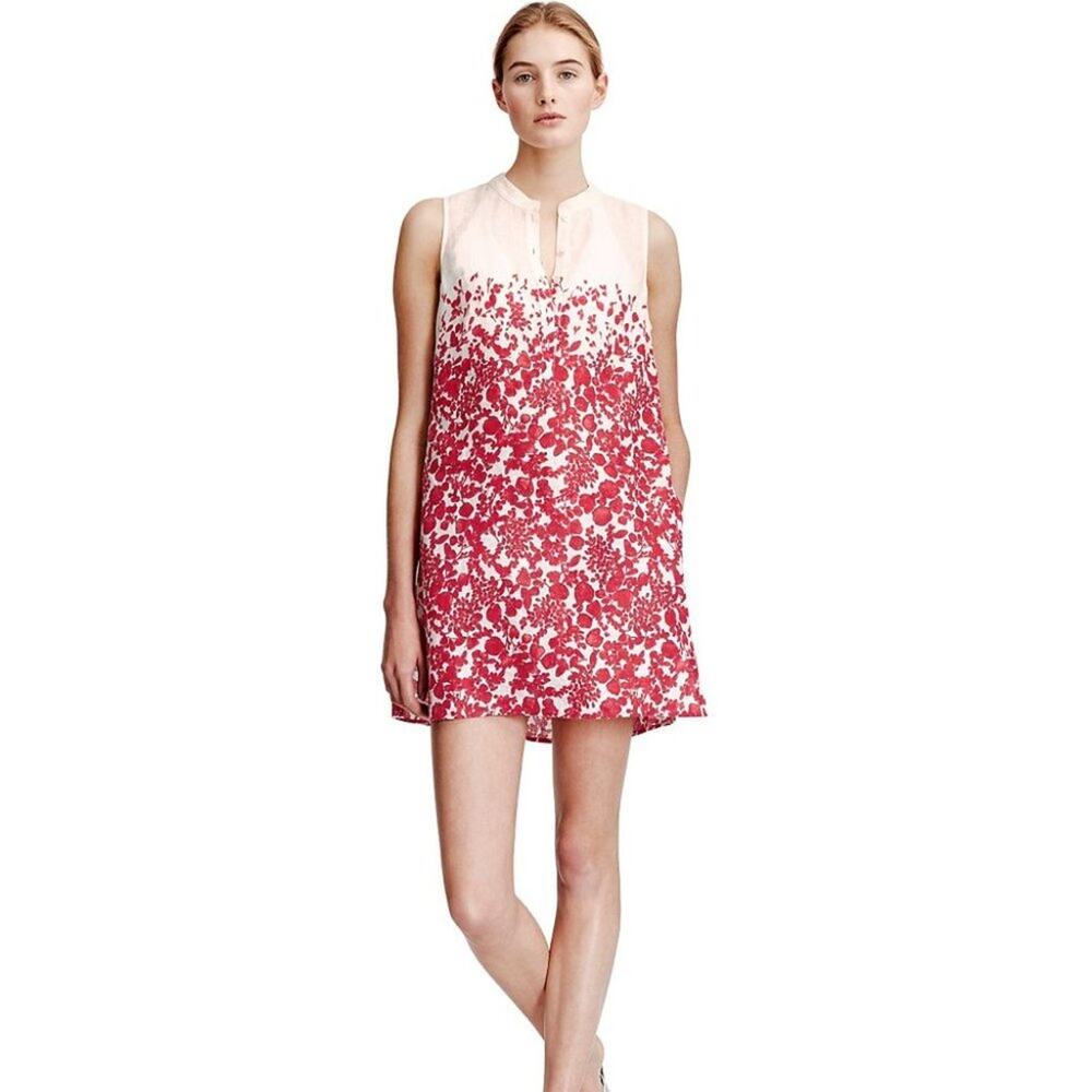 Tory Burch Vine Print Linen Tunic
